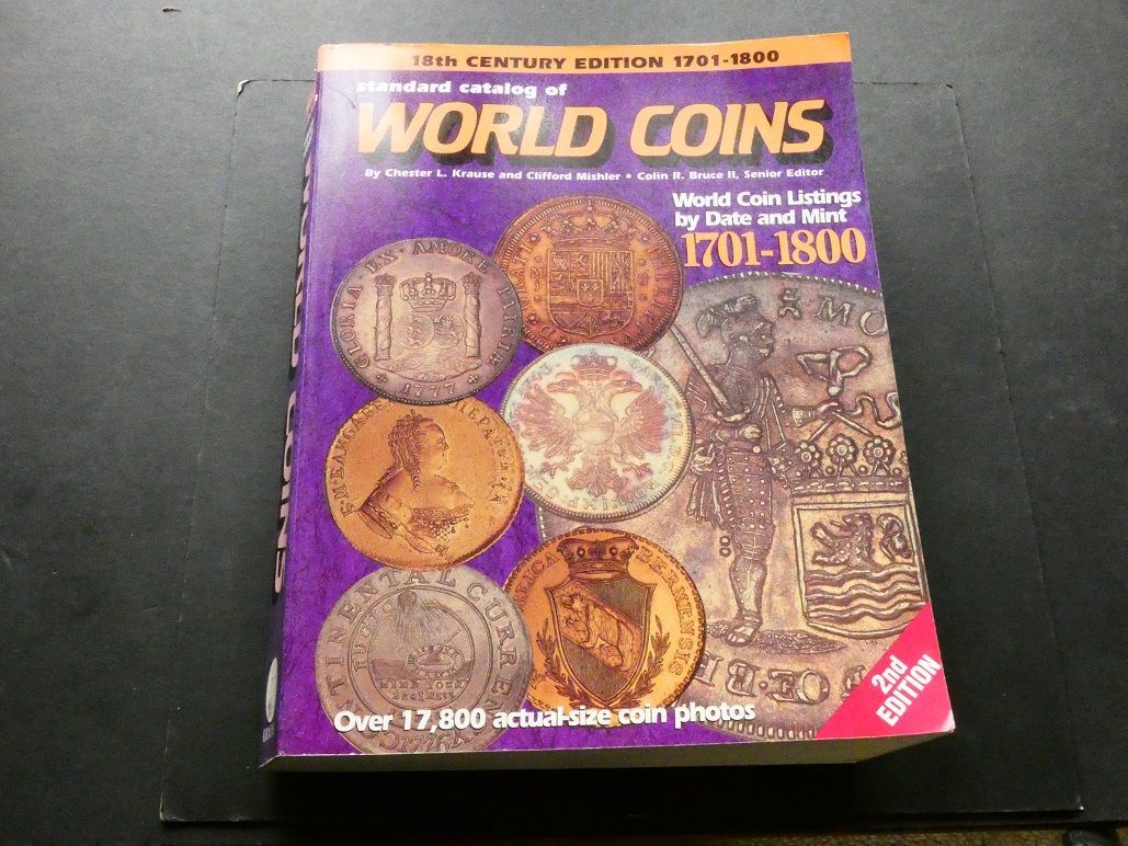 World. Krause & Mishler (eds.), "Standard Catalog of World Coins (1701-1800)" 2nd edition, 1997.