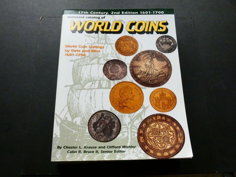 World. Krause & Mishler (eds.), World. Krause & Mishler (eds.), "Standard Catalog of World Coins (1601-1700)" 2nd edition, 1999.