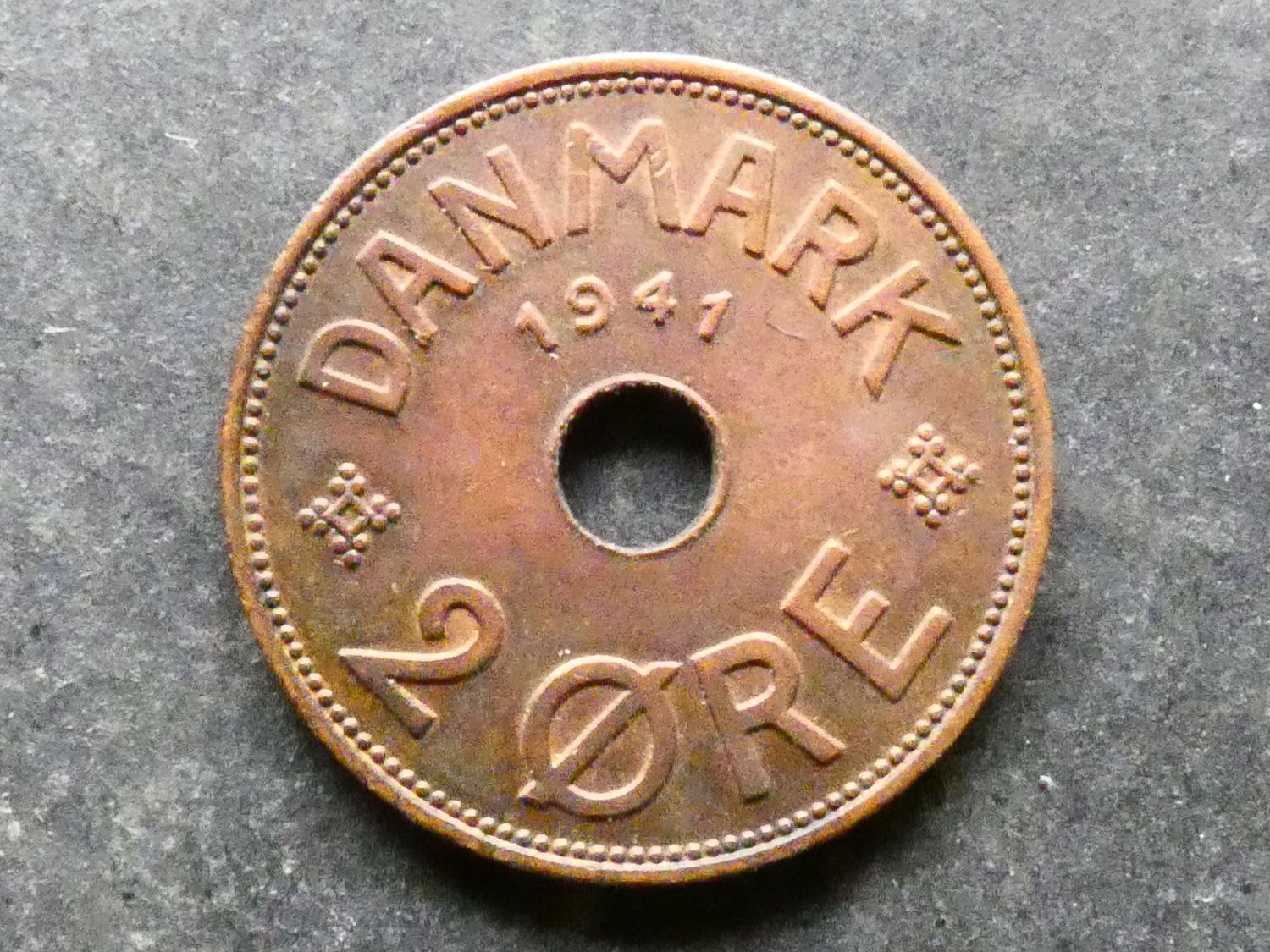 Faeroe Islands, 2 Ore, 1941