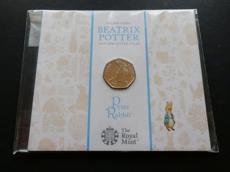 50p, 2018, Peter Rabbit.