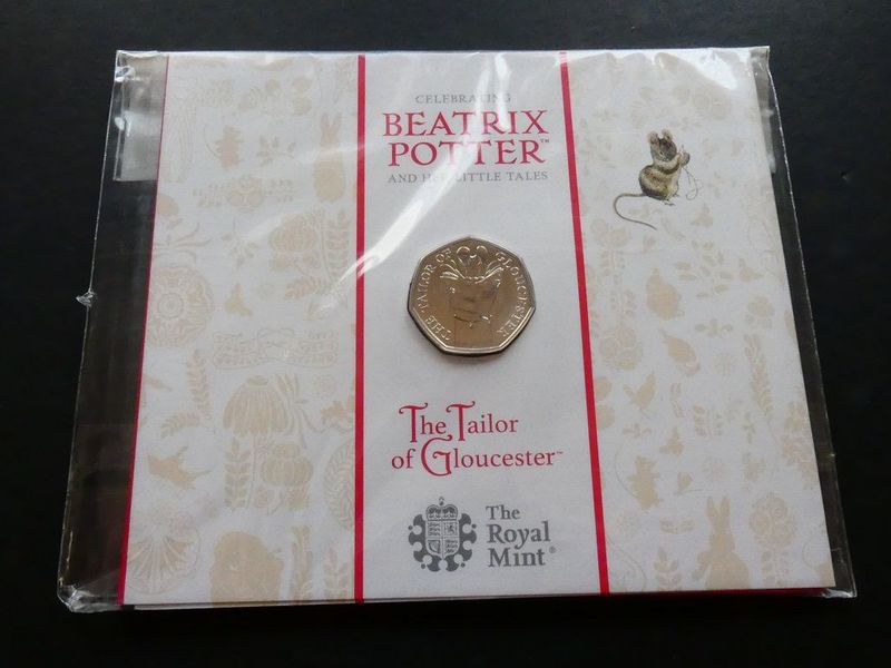 50p, 2018, The Tailor of Gloucester.
