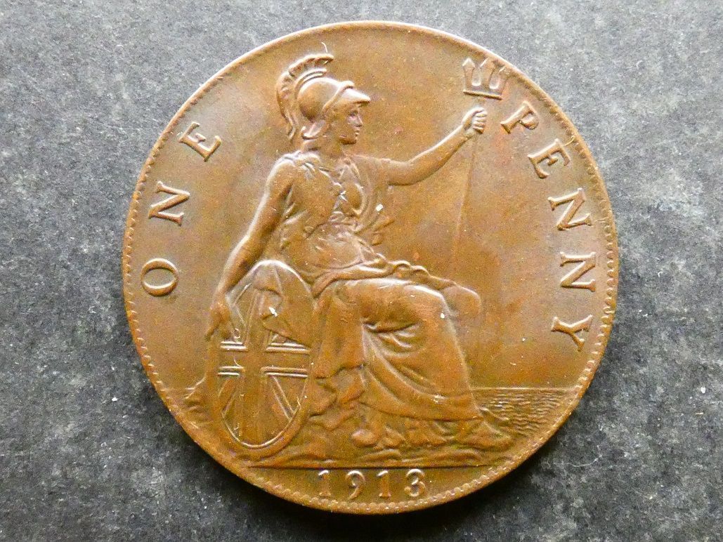 Penny, 1913.