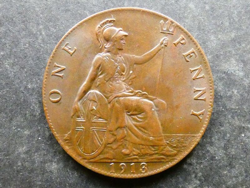 Penny, 1913.