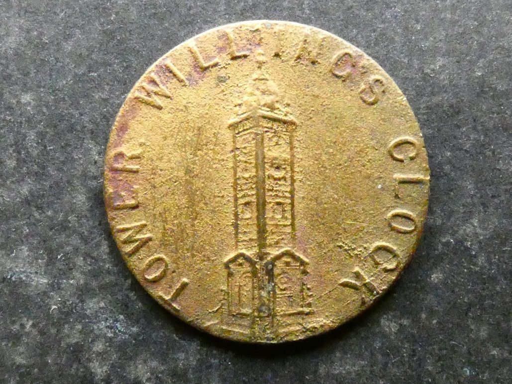 Imitation Guinea, Brighton, Willing's Clock Tower, 1887