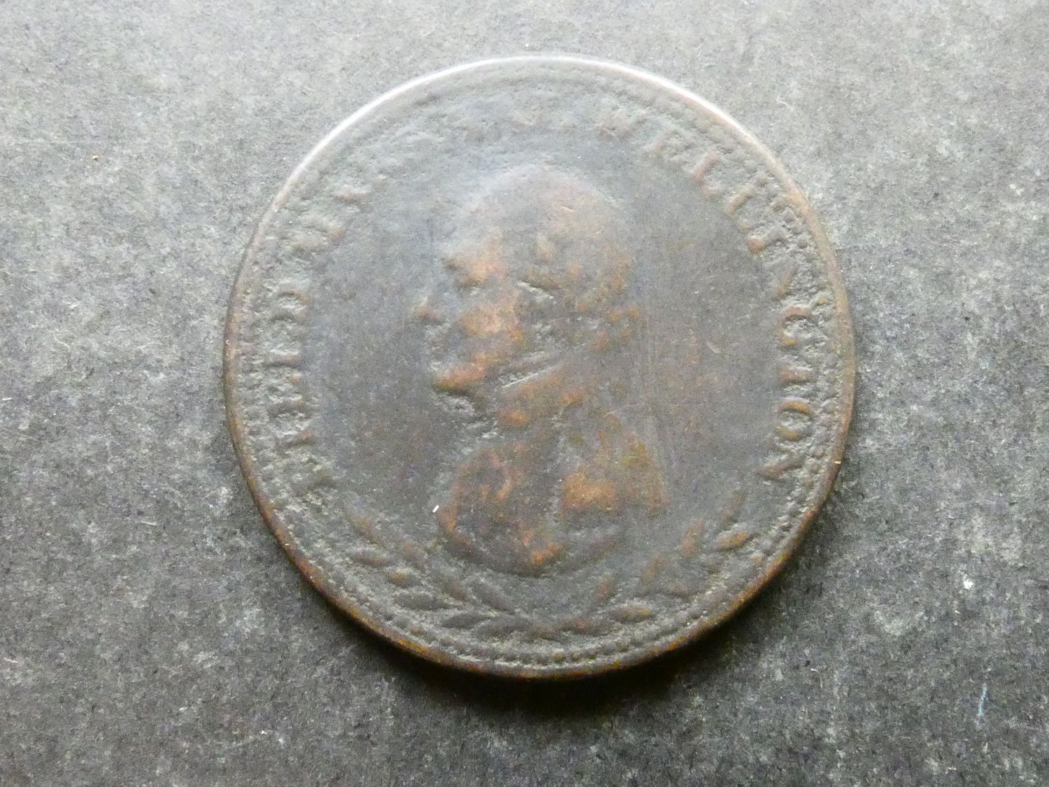 19th Century Penny, non-local, Field Marshall Wellington 19th Century Penny, non-local, Field Marshall Wellington