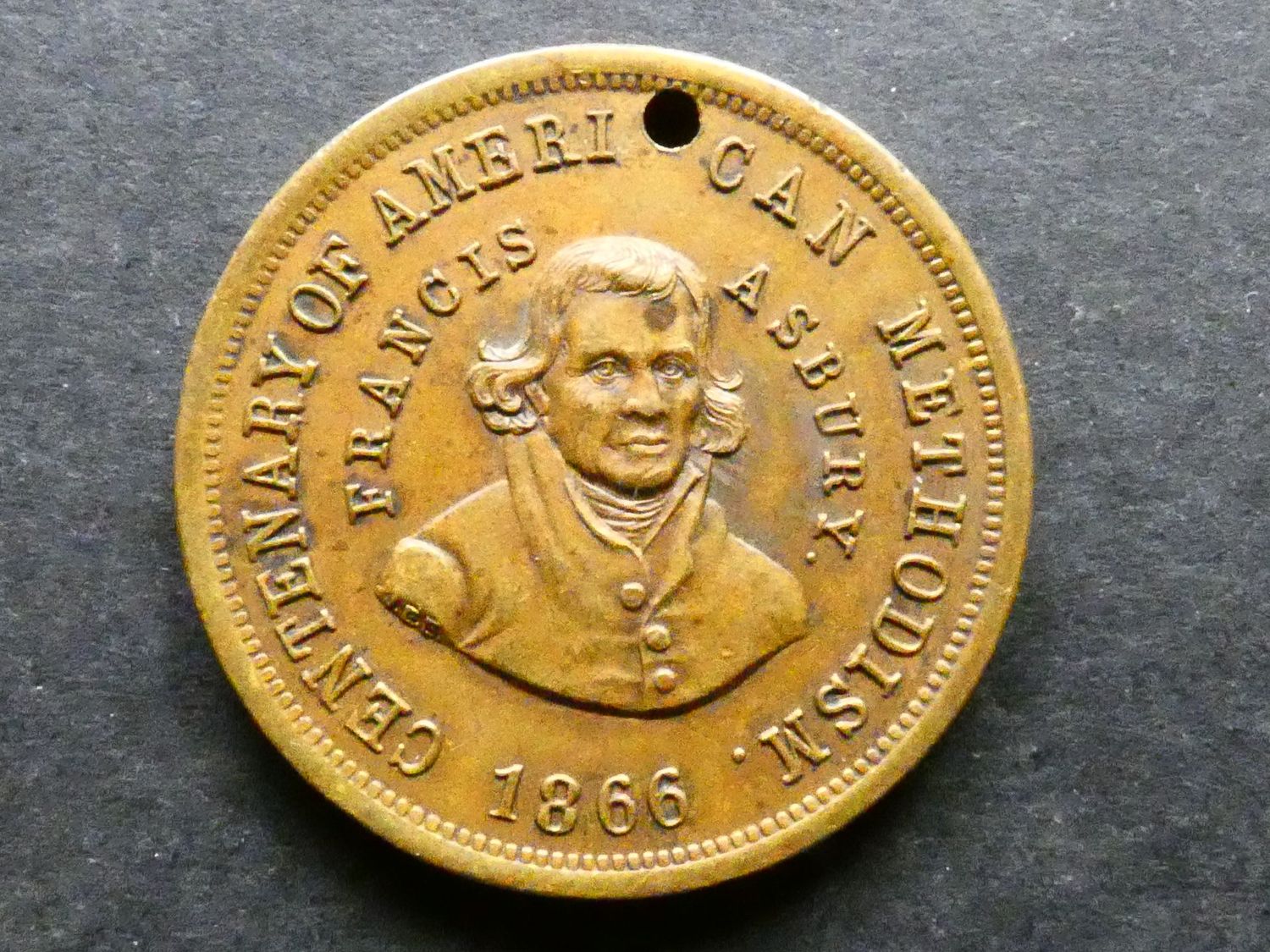 USA, 1866, Centenary of American Methodism.