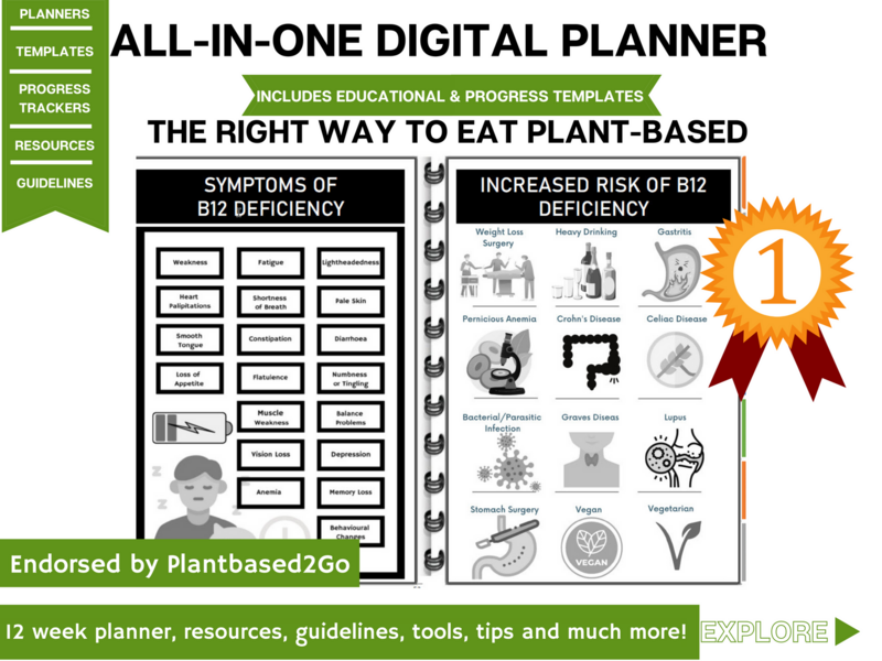 Goodnotes planner, iPad planner, notability planner, Digital Plant-Based planner, daily digital planner