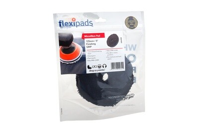 FlexiPads черный финишный микрофибровый круг 125мм premium