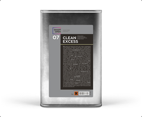 Smart Open 07 CLEAN EXCESS - деликатный очиститель битума и смолы, 1л