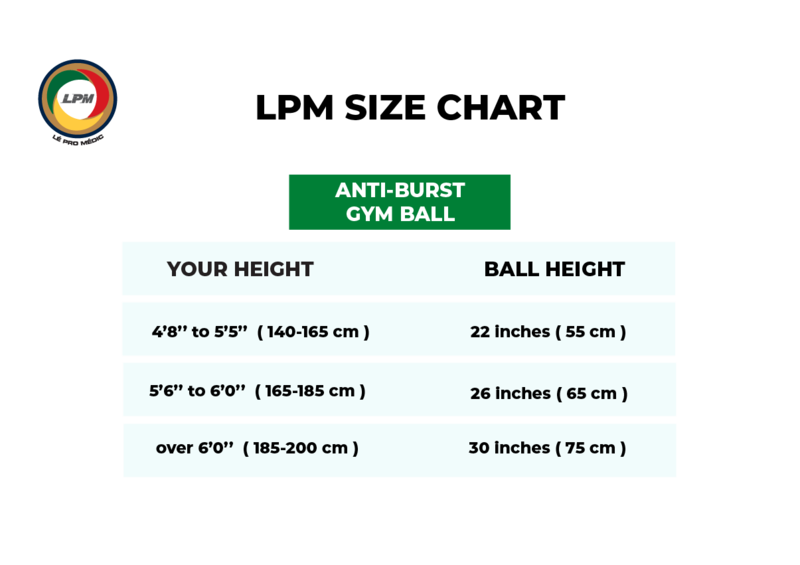 ANTI BURST GYM BALL