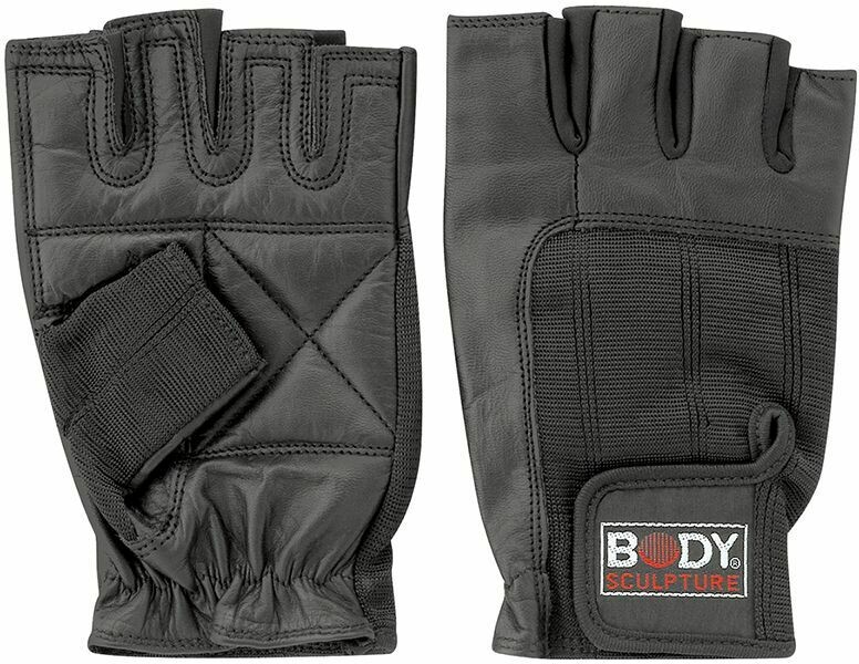 LEATHER WEIGHT LIFTING GLOVES