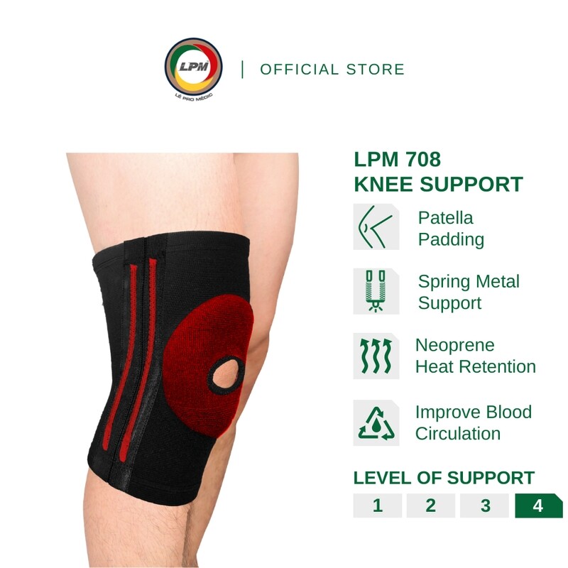 LPM STANDARD KNEE SUPPORT (OPEN PATELLA)