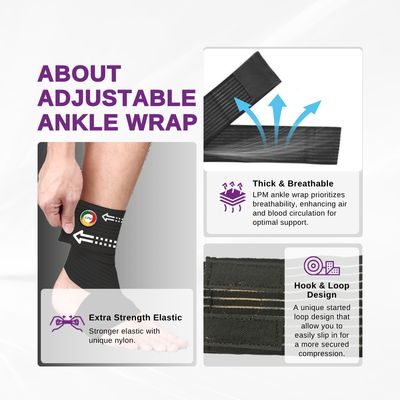 LPM ADJUSTABLE ANKLE WRAP