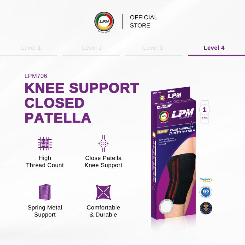 LPM KNEE SUPPORT ( CLOSED PATELLA )