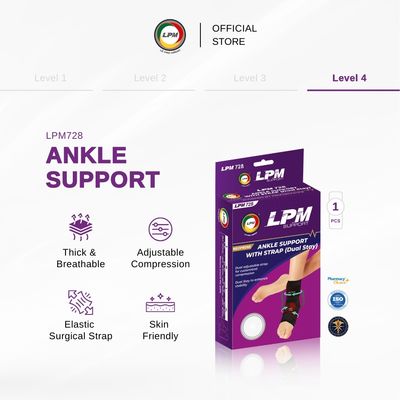 LPM ANKLE SUPPORT WITH STRAP
