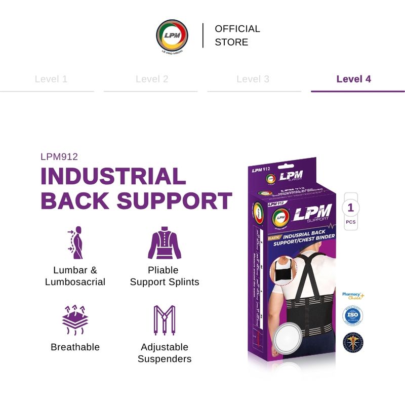 LPM INDUSTRIAL BACK SUPPORT