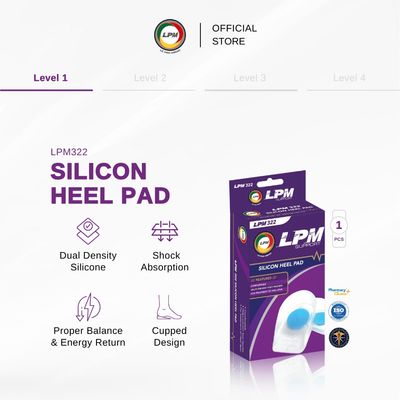 LPM SILICONE HEEL PAD