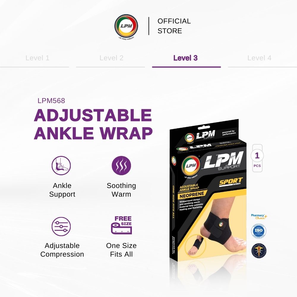 LPM ADJUSTABLE ANKLE WRAP