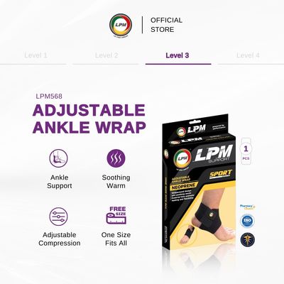 LPM ADJUSTABLE ANKLE WRAP LPM ADJUSTABLE ANKLE WRAP