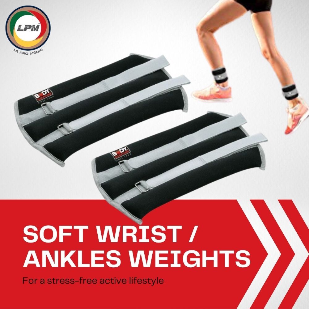 ADJUSTABLE SOFT WRIST/ANKLE WEIGHTS