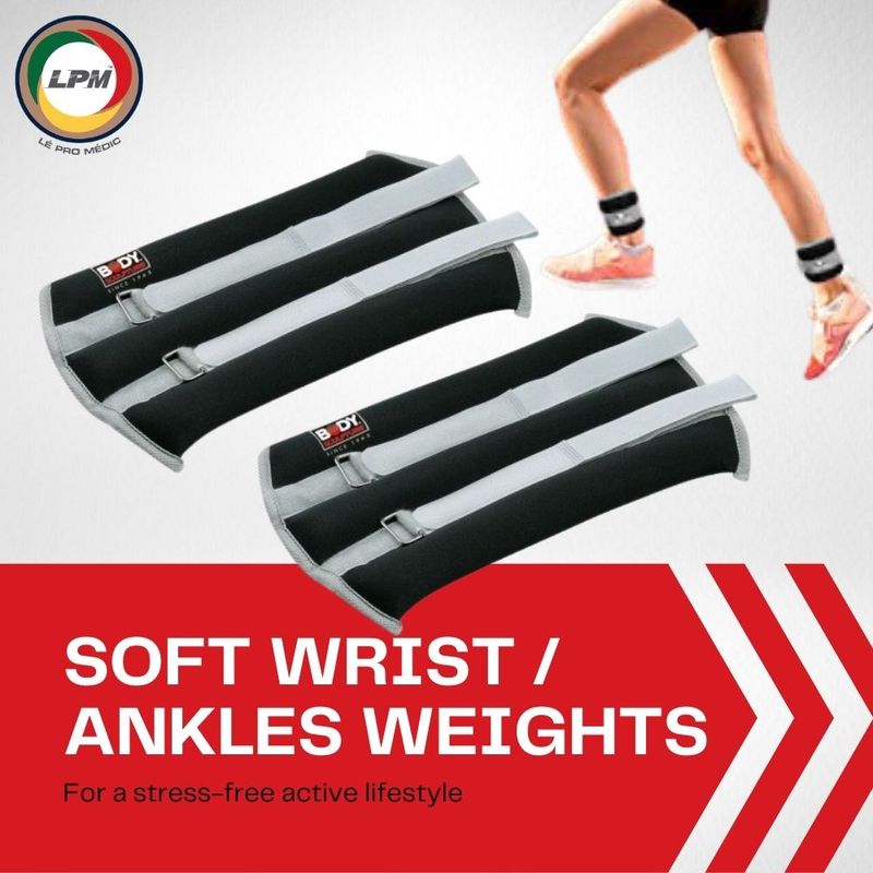ADJUSTABLE SOFT WRIST/ANKLE WEIGHTS