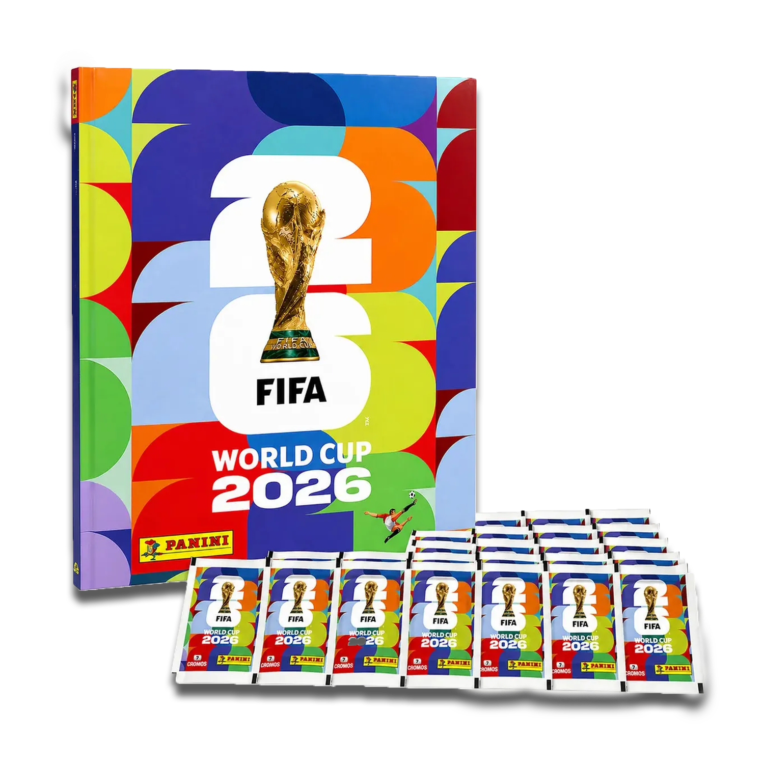 Álbum Pasta Dura Panini Mundial 2026+ 100 Sobres + Pasaporte Edición Especial