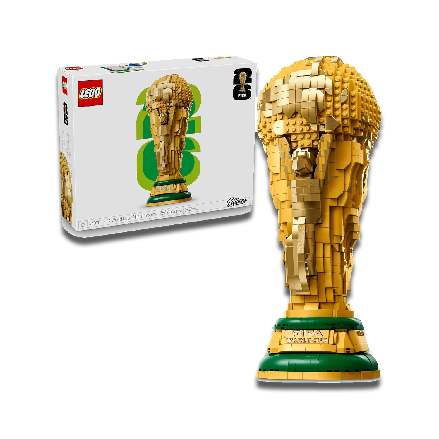 LEGO Editions Trofeo Oficial de la Copa Mundial de la FIFA - Réplica Model Kit de Construcción- 43020