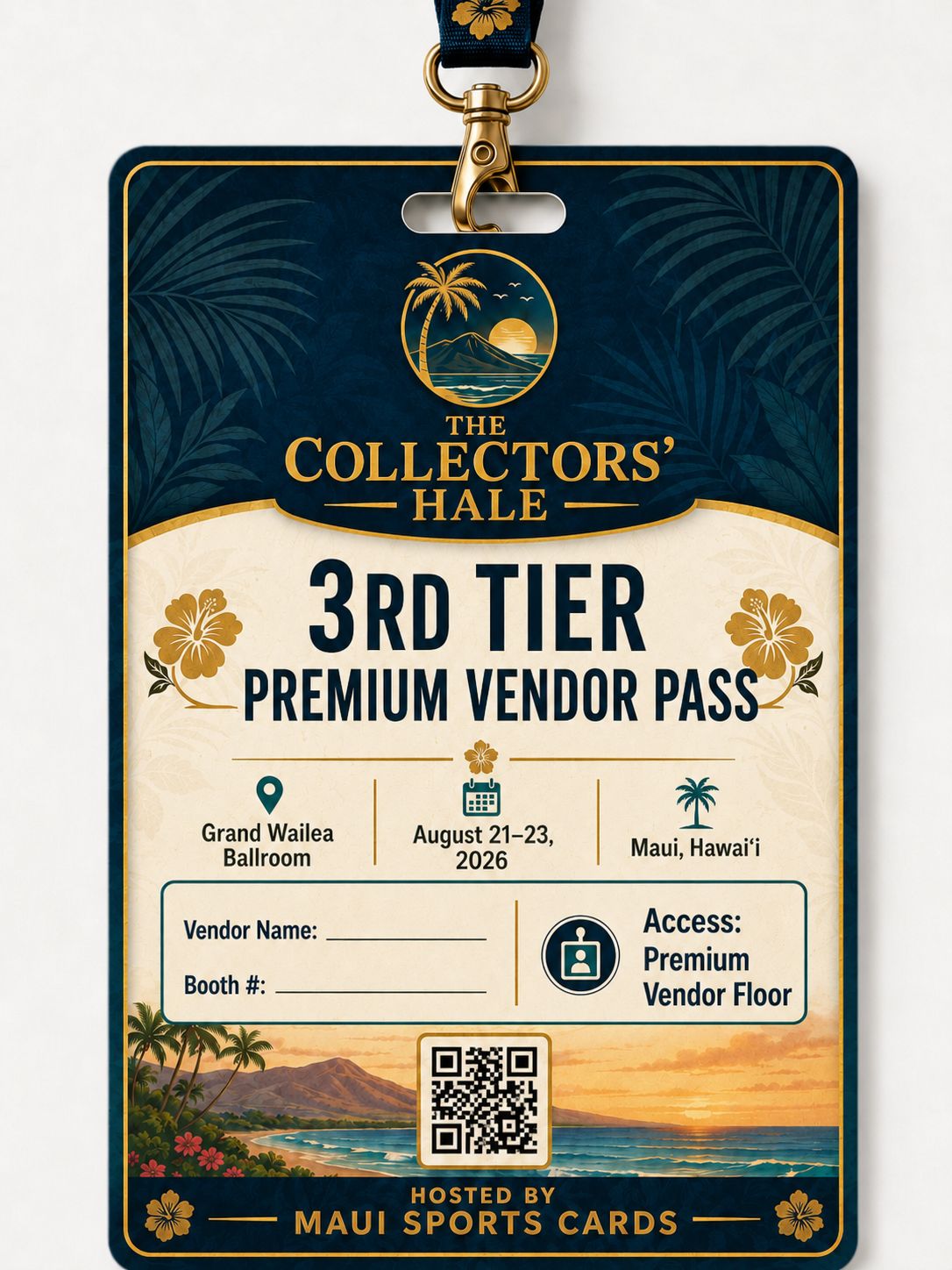 3rd Tier, Premium Vendor Pass- The Colelctors’ Hale