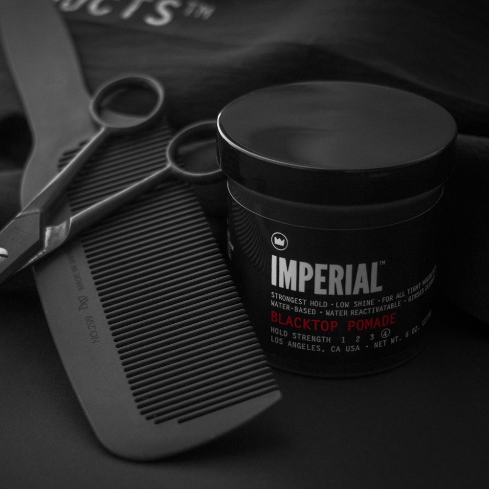 Imperial Barber Blacktop Pomade - Черный воск для укладки волос 177 мл.