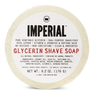 Imperial Barber Glycerin Shave Soap - Глицериновое мыло для бритья 176 гр