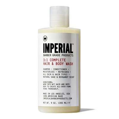 Imperial Barber 3:1 Complete Hair & Body Wash - Питательный шампунь 265 мл