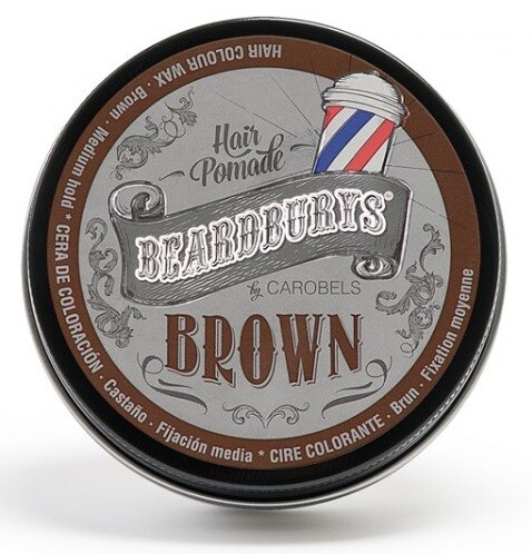 BeardBurys Color Hair Pomade Brown - Красящая помада коричневая 100 мл