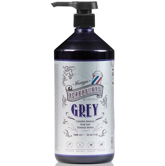 BeardBurys Grey Shampoo - Оттеночный шампунь 1000 мл