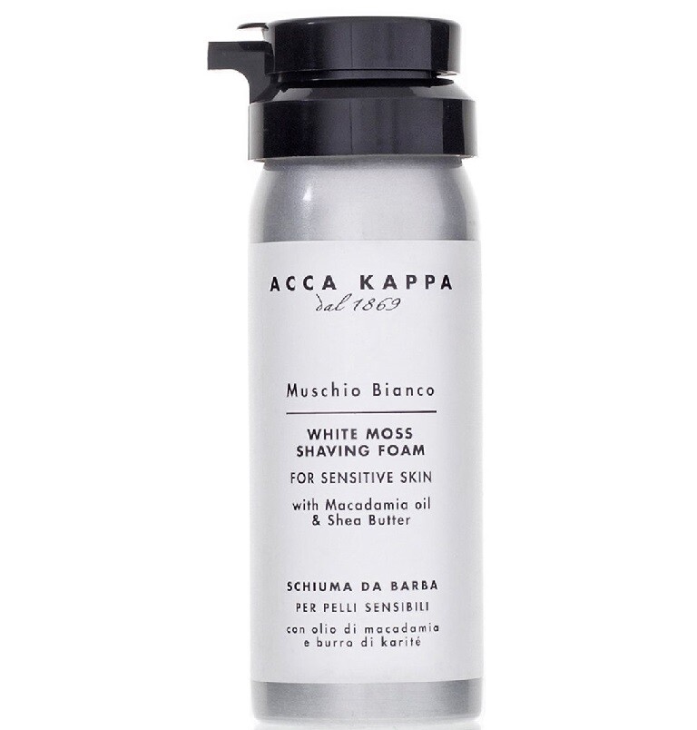 Acca Kappa Muschio Bianco Shaving Foam - Пена для бритья 50 мл