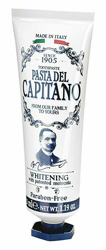 Pasta del Capitano Whitening - Зубная паста отбеливающая 25 мл