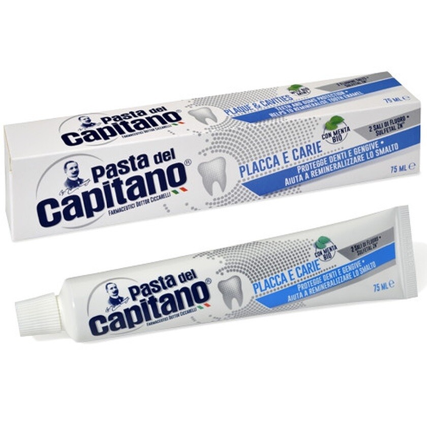 Pasta del Capitano - Зубная паста Защита от зубного налета и кариеса 75 мл