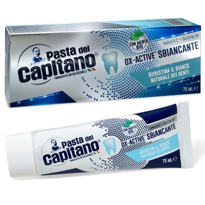 Pasta del Capitano - Зубная паста Комплексное отбеливание по технологии Ox-Active 75 мл