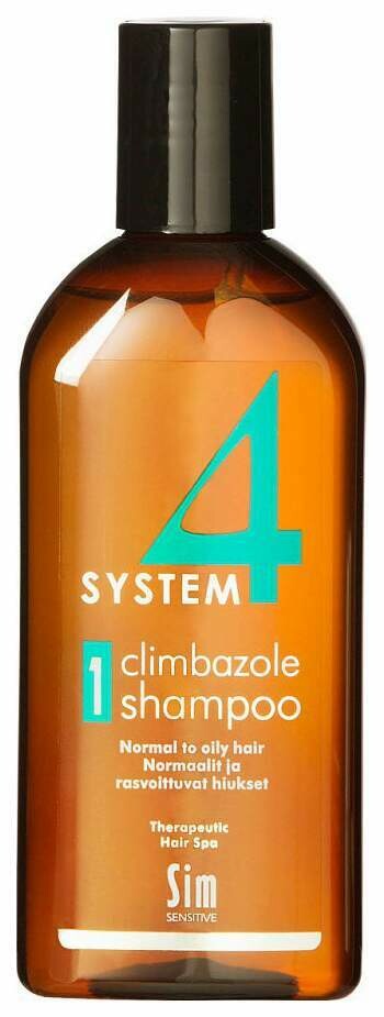 System 4 - Шампунь Sim Sensitive №1 Для нормальных и склонных к жирности волос, 215 мл