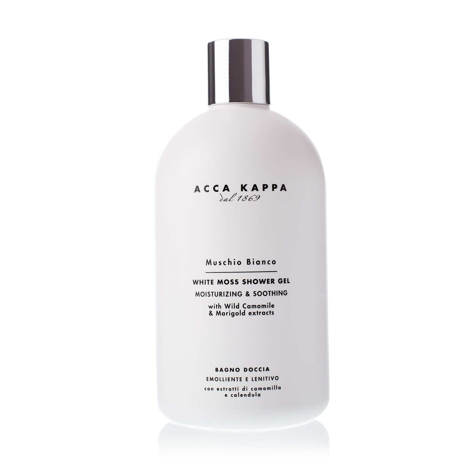 Acca Kappa Muschio Bianco Shower & Hair Gel - Шампунь-гель для душа Белый Мускус 500 мл