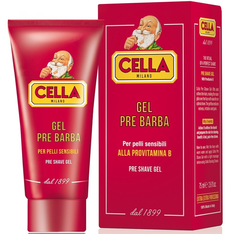 Cella Pre Shave Gel - Гель до бритья 75 мл