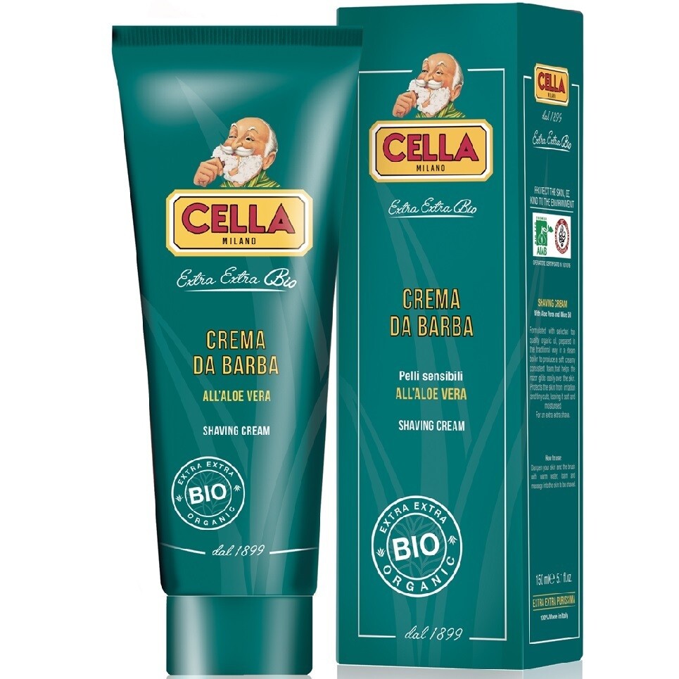 Cella Organic Shaving Cream - Крем для бритья 150 мл