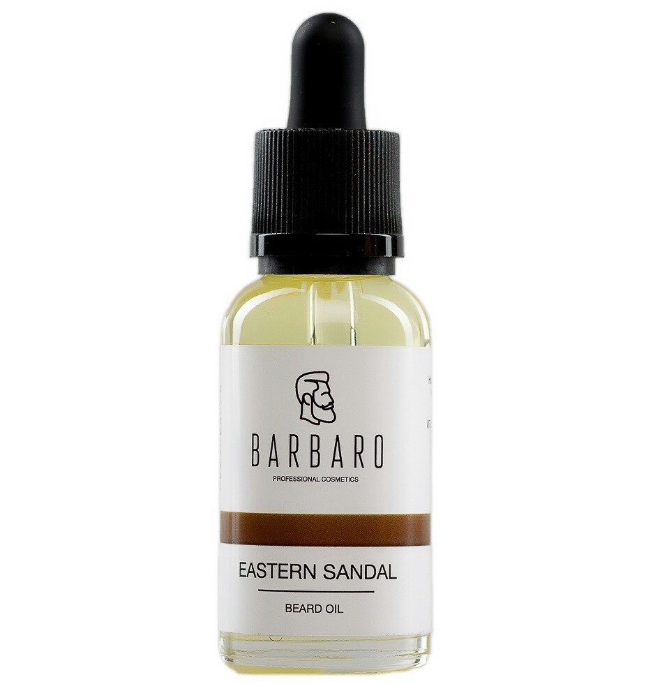Barbaro Beard Oil Eastern sandal - Масло для бороды Восточный Сандал 30 мл