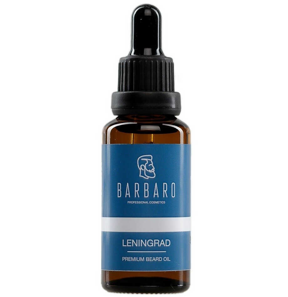 Barbaro Premium Beard Oil Leningrad - Масло для бороды премиум класса 30 мл