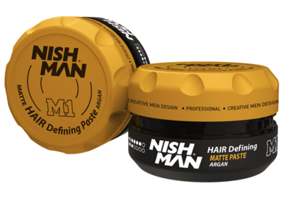NISHMAN Matte Hair Defining Paste M1 - Паста для волос матовая, сильная фиксация 100 МЛ