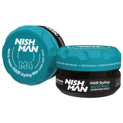 NISHMAN Hair Styling Matte Finish M4 - Паста для волос матовая, сильная фиксация 100 МЛ