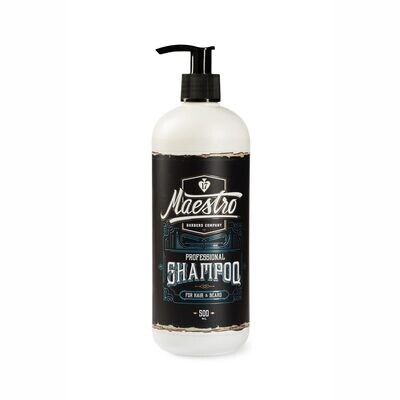 Maestro Shampoo for hair and beard - Шампунь для волос и бороды 500 мл