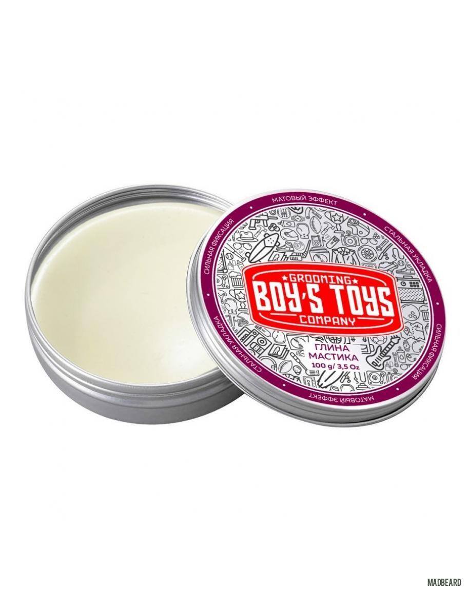 Boy's Toys Clay Putty - Глина мастика для укладки волос 100 гр