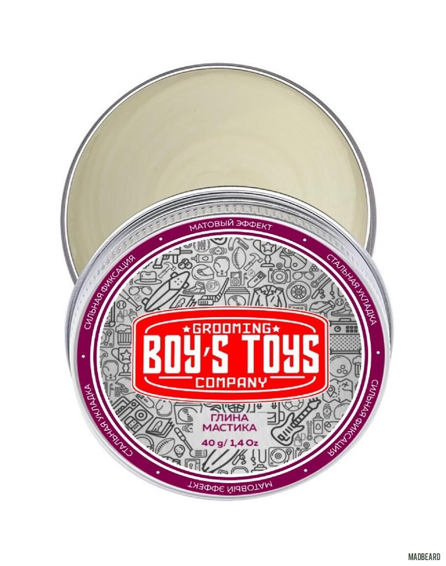 Boy's Toys Clay Putty - Глина мастика для укладки волос 40 гр