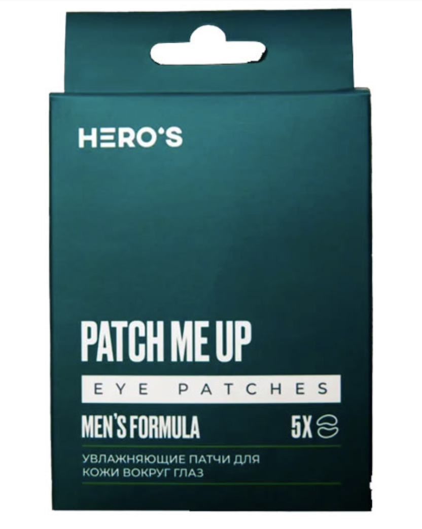 Hero'S Patch Me Up - Тканевые увлажняющие патчи для кожи вокруг глаз