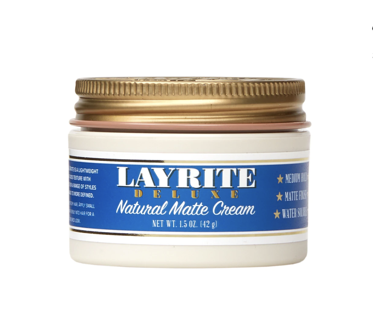 Layrite Natural Matte Cream - Матовый крем для укладки 42 гр
